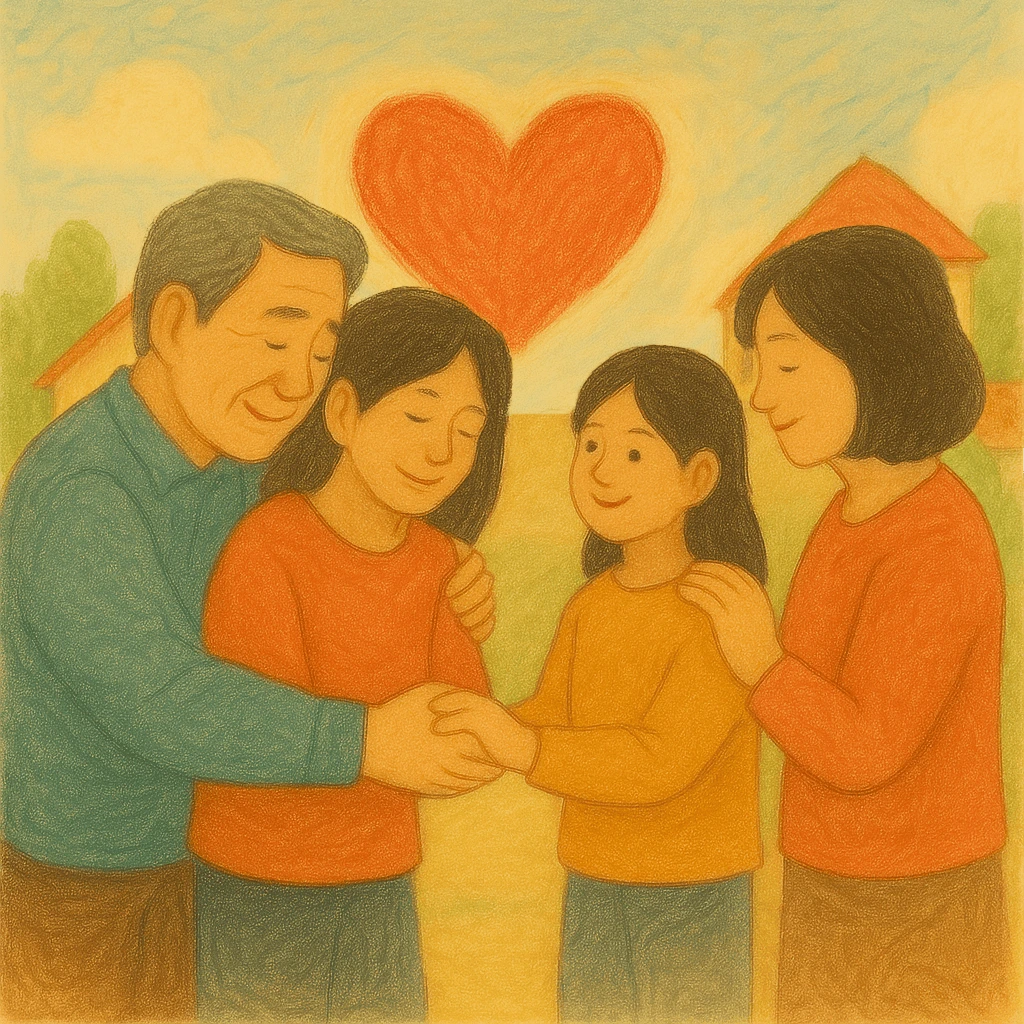 함께걷다 마음이 연결되는 공간 - 연대감과 안전감을 상징하는 따뜻한 연결